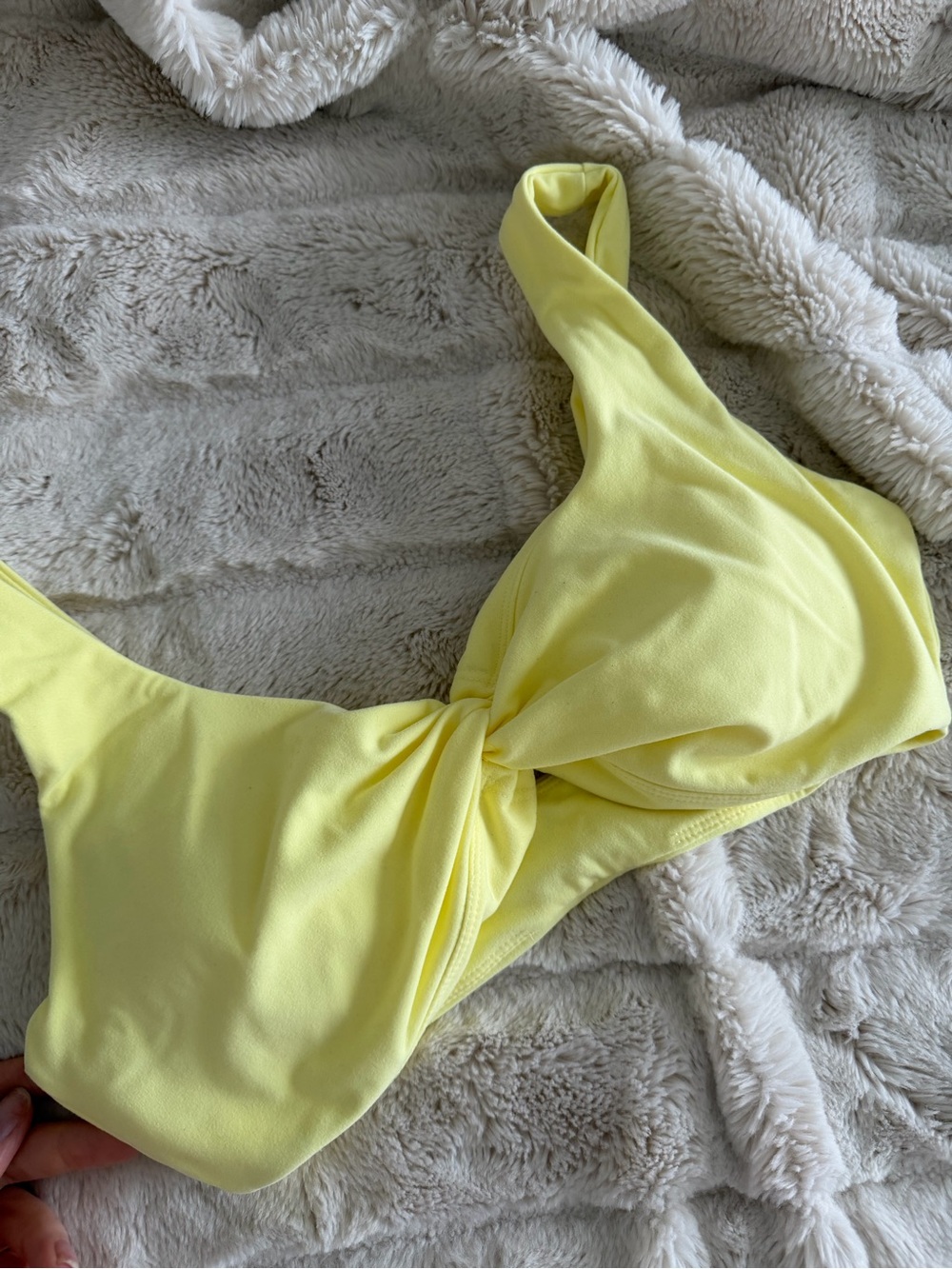 BuffBunny Twisted Sports Bra-Afterglow Yellow-Medium